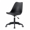 CHAISE A ROULETTES NOIRE B02-1BLACK