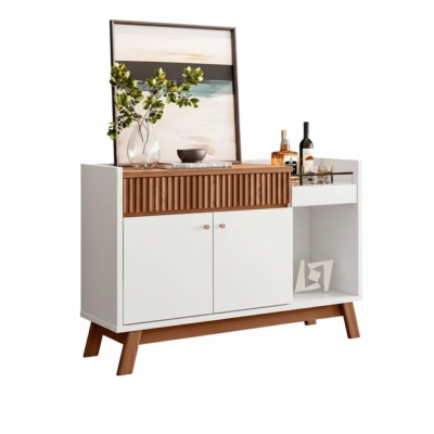 Buffet Lucca Nature Blanc 1T 2P