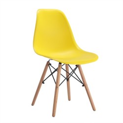 CHAISE BOIS JAUNE C01-1YELLOW