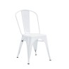 CHAISE METAL BLANCHE MC-01WHITE