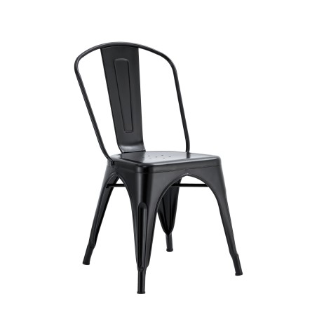 CHAISE METAL NOIRE MC-01BLACK