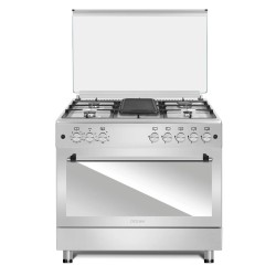 CUISINIERE OCEAN 5FG + FE INOX 60 × 90 OCMR9650-13ICCE
