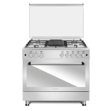 CUISINIERE OCEAN 5FG + FE INOX 60 × 90 OCMR9650-13ICCE
