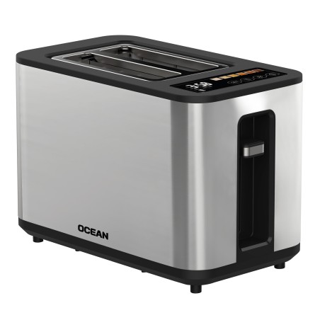 GRILLE PAIN 2 TRANCHES DIGITALE 900W OCEAN INOX - LIQUIDATION OCTO9002DX