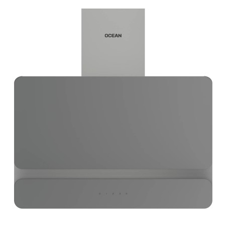 HOTTE MURALE DELUX 60CM VERRE GRIS OCEAN ODPCHR65GGTCFCE