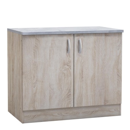 MEUBLE BAS 100/2PO PAPRIKA CHENE 249397