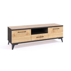 MEUBLE TV FENIX 2PORTE 1 TIROIR 1 NICHE FED-1