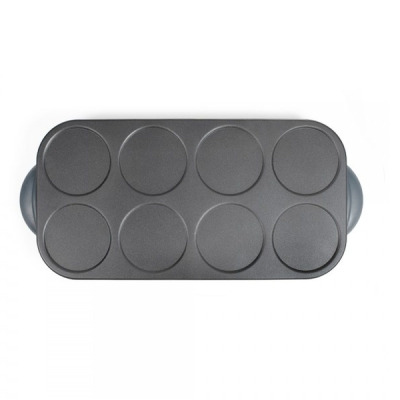 Crêpière Livoo - 8 mini et maxi crêpes 12cm - Gris