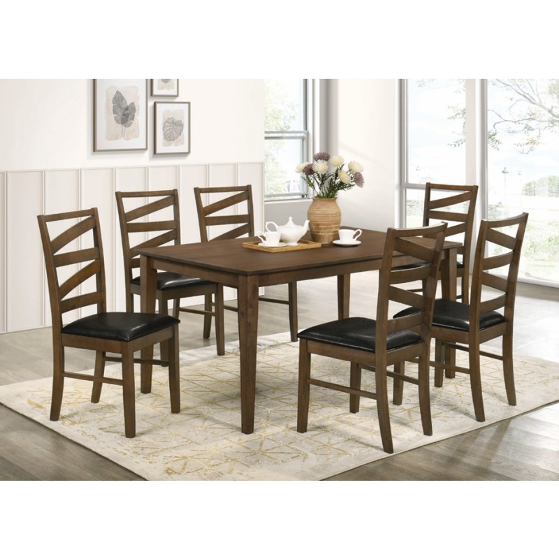 SALLE A MANGER WALNUT 1+6 KF3001-8241-6