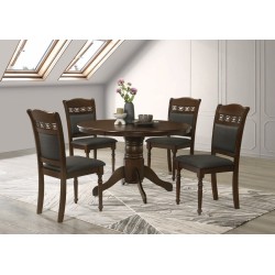 SALLE A MANGER WENGE 1+4 KF3033-8231-4