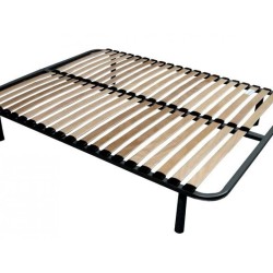 SOMMIER 20 LATTES 160 × 200 × 35+PIED SOM160-20