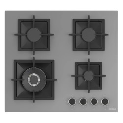 TABLE DE CUISSON ENCASTRABLE EN VERRE 4FG GRIS OCEAN OHGG3R6301GPROV