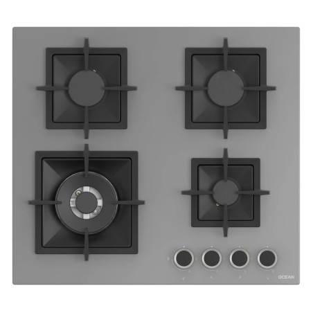 TABLE DE CUISSON ENCASTRABLE EN VERRE 4FG GRIS OCEAN OHGG3R6301GPROV