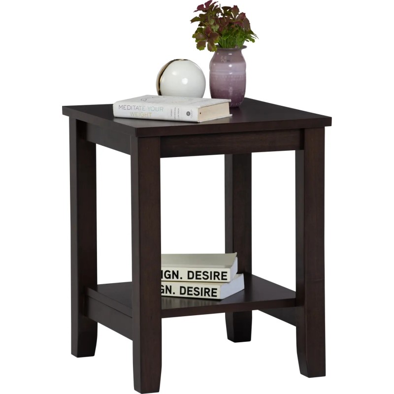 TABLE DE NUIT DARK CHESNUT 400 × 400 × 505 151022
