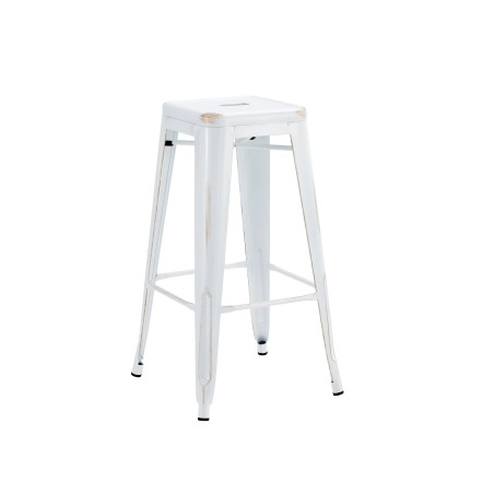 TABOURET METAL BLANC MC-09