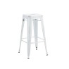 TABOURET METAL BLANC MC-09