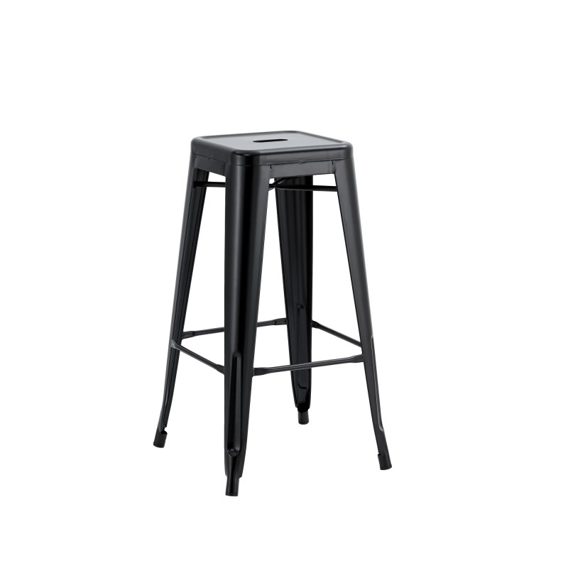 TABOURET METAL NOIR MC-08BLACK