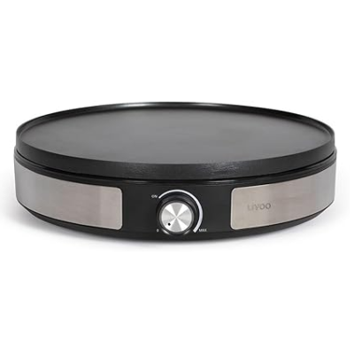 Livoo Crêpière Réversible - 1 Crêpe/7 Mini - 1500W