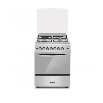 Cuisinière Mixte Inox 58x58 - Four Électrique Eversteel