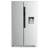 RÉFRIGÉRATEUR AMÉRICAIN DEROSSO 410 L NO FROST DISTRIBUTEUR D'EAU