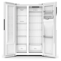 RÉFRIGÉRATEUR AMÉRICAIN DEROSSO 410 L NO FROST DISTRIBUTEUR D'EAU