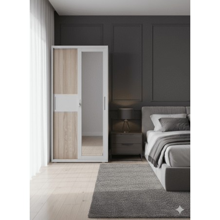 ARMOIRE FER Y003 2PORTES COULISSANTES