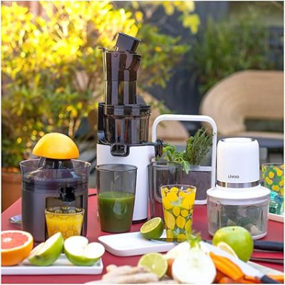 Extracteur de jus compact LivOO 800 ml - Blanc