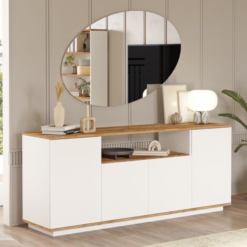 BUFFET FR15-AW BLANC CHENE