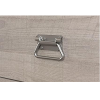 Armoire 2 Portes Gris Foncé Loft - Fabric