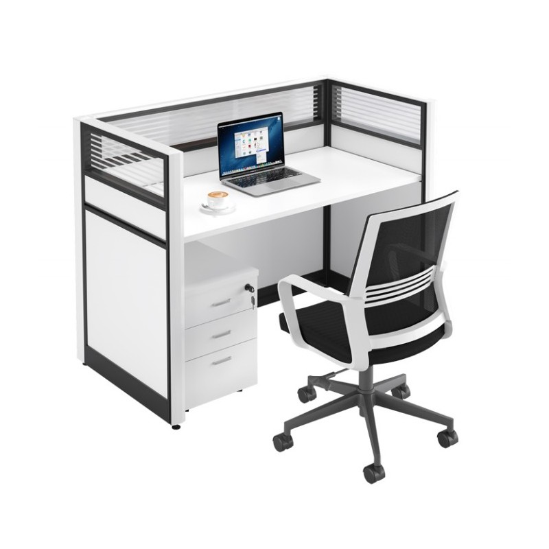 BUREAU COMPTOIR 1200X600X1100 45-1 AVEC TIROIR AMOVIBLE