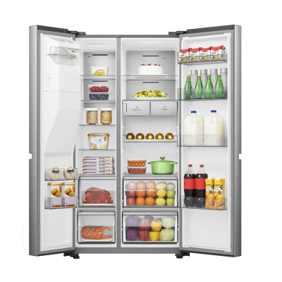 Hisense Réfrigérateur américain 632L(417+215) E INOX