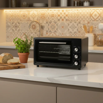 Cuisinam Four à poser Noir 36L - 2 Plaques