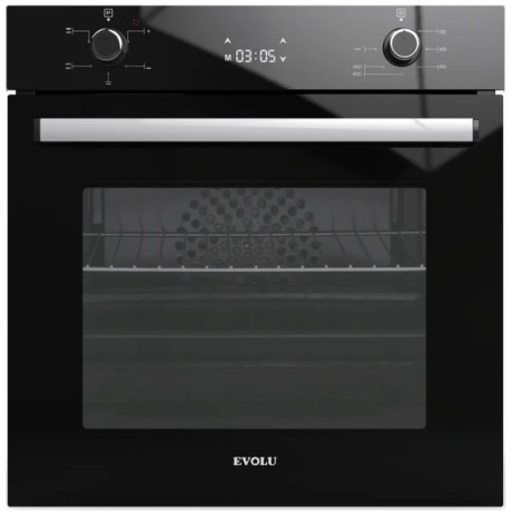 FOUR ENCASTRABLE 76LITRE EVOLU EO60-BLG-DGT MID LINE SERIES ECRAN DIGITAL TURBO FAN , DIGITAL NOIR VITREE