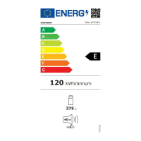 RÉFRIGÉRATEUR 1 PORTE DEROSSO 373 L NO FROST INOX CLASSE E DRK-1P