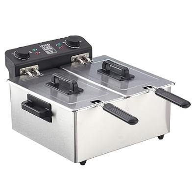 Friteuse double LIVOO 2X3L 3300W INOX