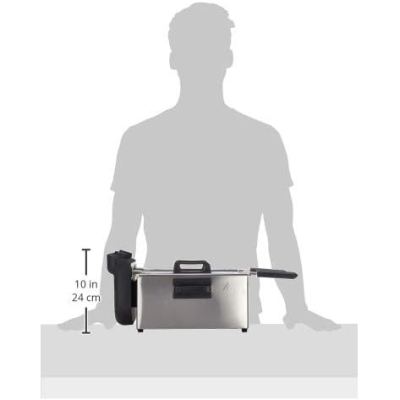 Friteuse double LIVOO 2X3L 3300W INOX