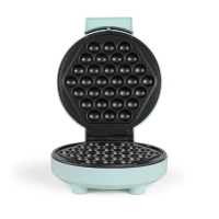 GAUFRIER LIVOO DOP233 BUBBLE 1000W BLEU