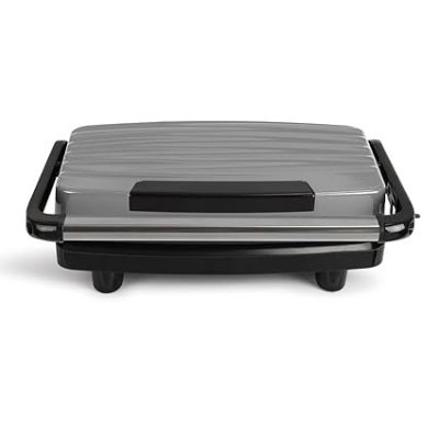 Poêle Grill Panini 750W - Gris/Noir Livoo