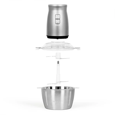 Hachoir 300L Gradué 400W Noir Livoo