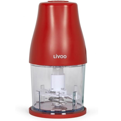 Hachoir 300L Gradué 400W Rouge Livoo