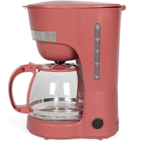 CAFETIERE ELECTRIQUE 1,25L LIVOO DOD200RC 750W ROUGE