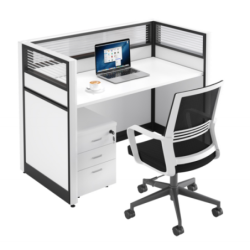 BUREAU COMPTOIR 1200X600X1100 45-1 AVEC TIROIR AMOVIBLE
