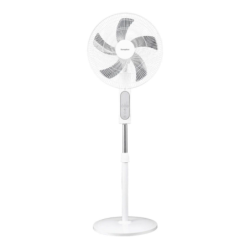 VENTILATEUR 18INCH B021(ESF3182DWH) 45CM SUR PIEDS RONDS AVEC TELECOMMANDE BLANC