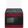 GAZINIERE 5 FEUX KUMTEL 696-GG50FROU (WOK) + FG 90X60 COUVERCLE EN VITRE AVEC RANGEMENT BOUTEILLE ROUGE