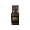 GAZINIERE 3 FEUX NEOLUX CENLX5531BR 1FE AVEC FOUR ELECTRIQUE 50X50 AVEC COUVERCLE MARRON