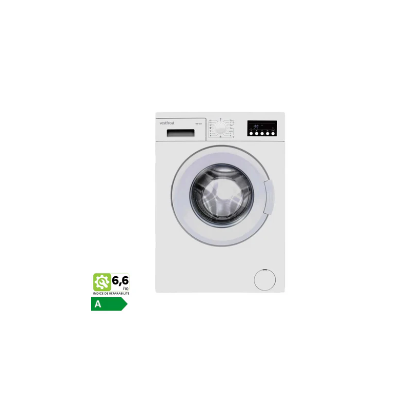 VF12KG-1400-W - LAVE LINGE 12KG VESTFROST 1400TRS/MN BLANC | Electro Meuble