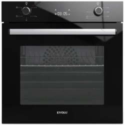 FOUR ENCASTRABLE 76LITRE EVOLU EO60-BLG-DGT MID LINE SERIES ECRAN DIGITAL TURBO FAN , DIGITAL NOIR VITREE