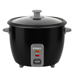 AUTO CUISEUR 1,5L EVOLU RC-150 COUVERCLE EN VERRE 500W NOIR