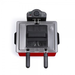 FRITEUSE 5L LIVOO DOC241 2000W 2PANIER/1G.PAN. ROUGE