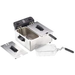 FRITEUSE DOUBLE 3300W LIVOO DOC217 2X3L INOX